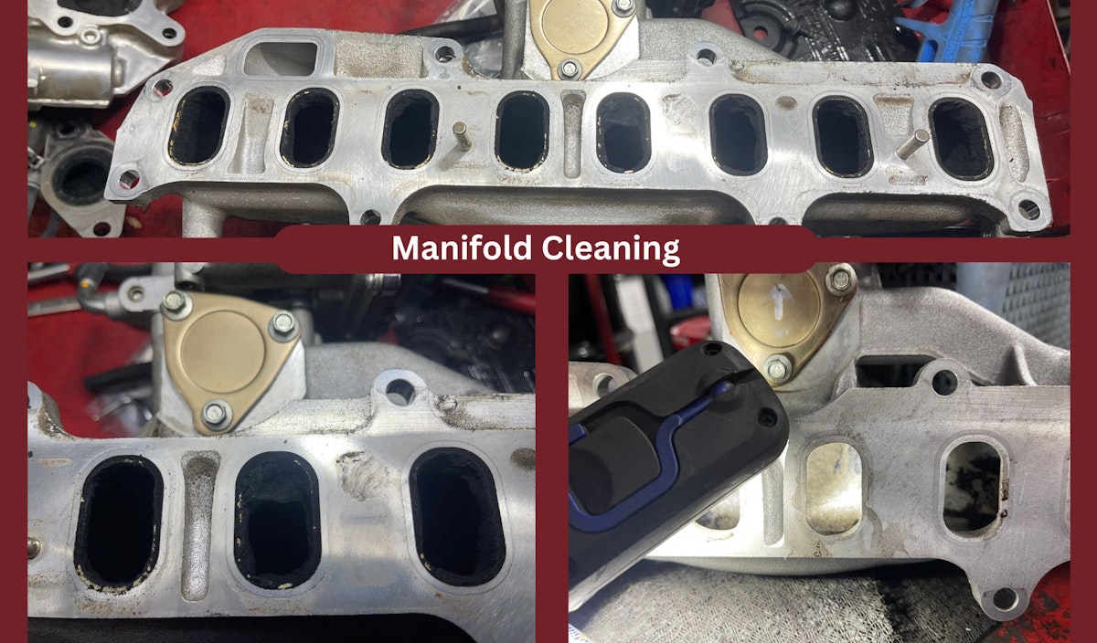 Dirty v Clean Intake Manifold for a Mazda CX5 diesel Blackwood Dyno Tune & Service